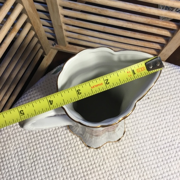 RARE Antique 1940’s German Gerold Porzellan Pitcher in Pattern Gdr2 - Picture 12 of 13